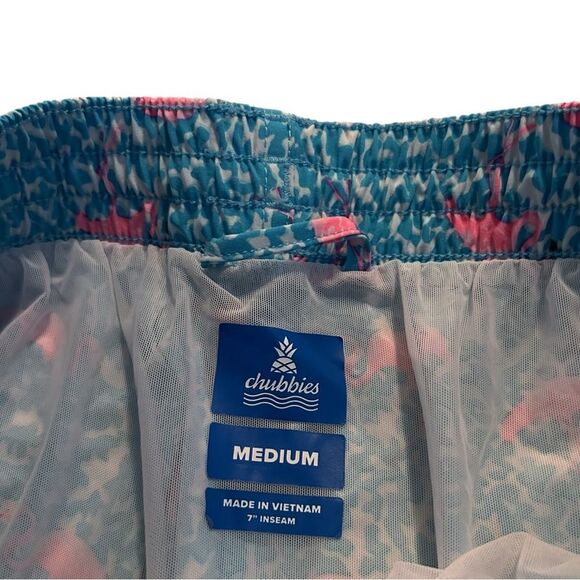 Chubbies / Domingos are Flamingos 5.5” Trunks M - Picture 5 of 5